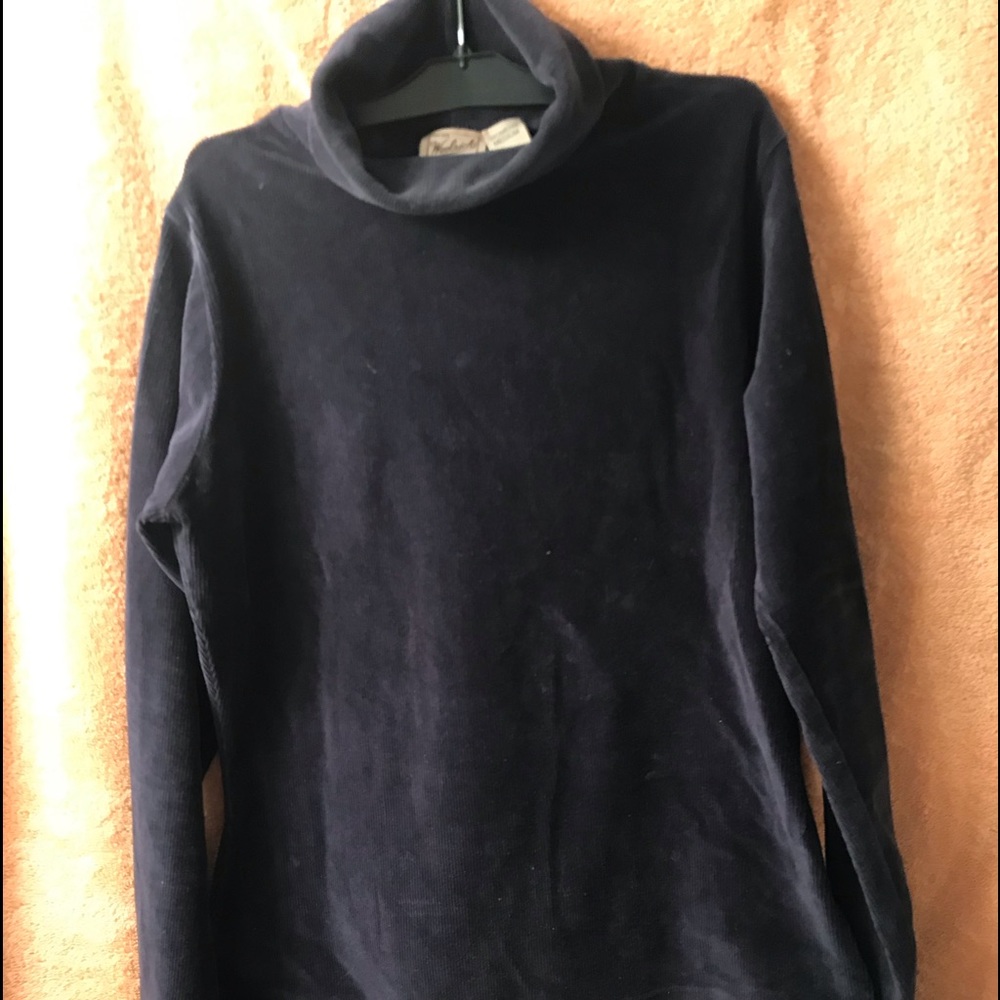Woolrich velvet corduroy navy turtleneck Medium❤️